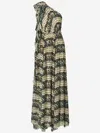 Ulla Johnson One-shoulder Dress In Multicolor