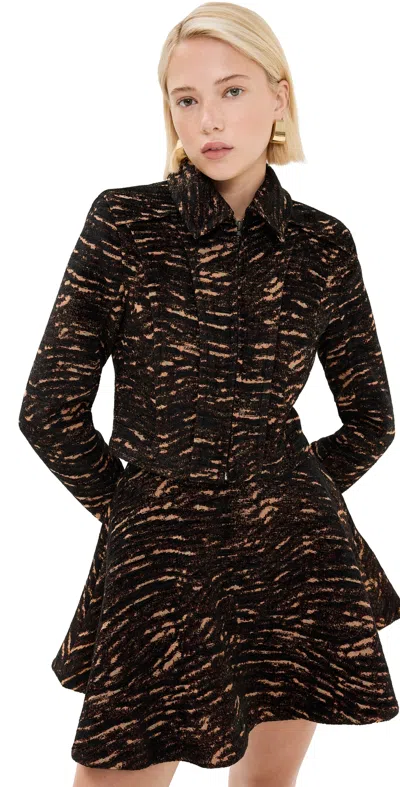 Ulla Johnson Adoni Jacket Onyx In Black