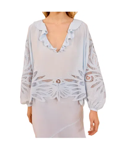 Ulla Johnson Adonis Shirt In Blue