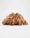 Ulla Johnson Adria Mini Fringe Pleated Wave Crossbody Bag