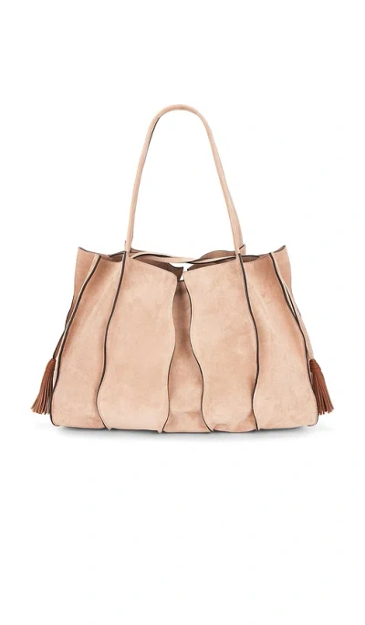 Ulla Johnson Adria Pleated Wave Tote Bag