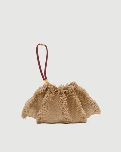 Ulla Johnson Adria Small Crossbody Natural In Brown