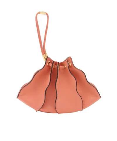 Ulla Johnson Small Adria Tote Bag In Orange