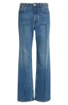 Ulla Johnson Agatha Mid Rise Straight Leg Jeans In Blue