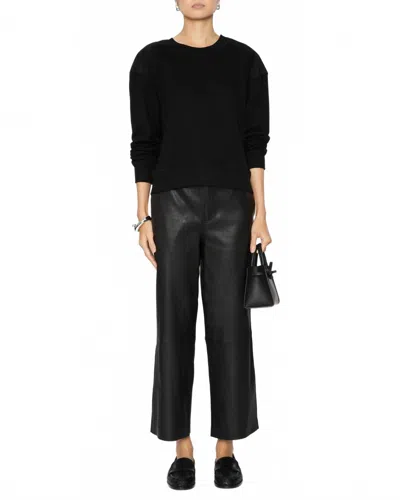 Ulla Johnson Ainsley Pullover Sweatshirt In Noir In Black