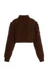 Ulla Johnson Albia Alpaca Knit Pullover In Brown