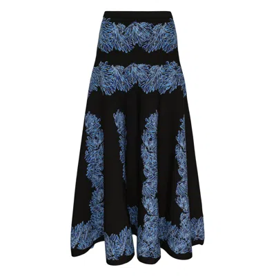 Ulla Johnson Alessia Knit Jacquard Skirt