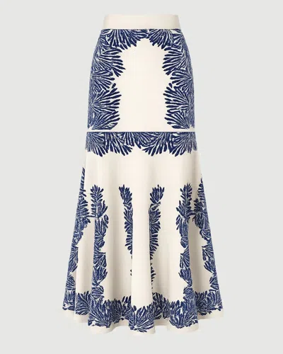 Ulla Johnson Alessia Knit Jacquard Skirt In Multi