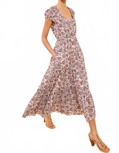 Ulla Johnson Alexi Midi Dress In Meadow In Brown