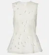 Ulla Johnson Ali Cutout Embroidered Cotton-voile Top
