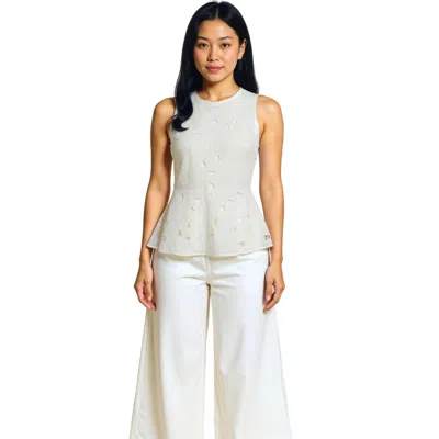 Ulla Johnson Ali Sleeveless Top In White