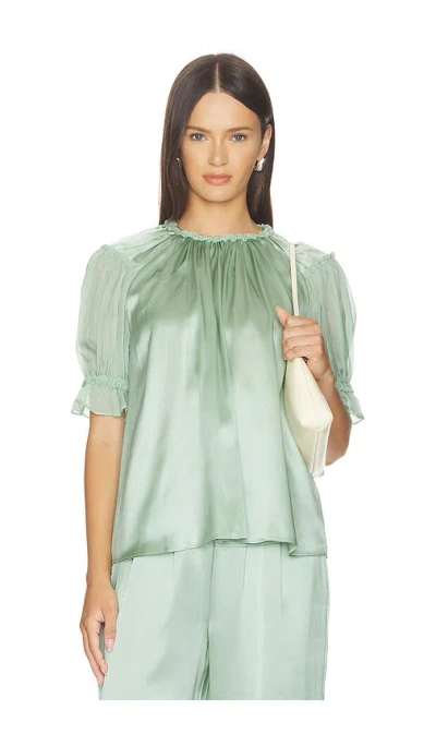Ulla Johnson Alina Top In Green
