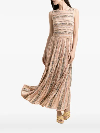 Ulla Johnson Alisa Geometric-pattern Knit Top In Brown
