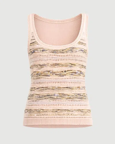 Ulla Johnson Alisa Knit Top In Pink