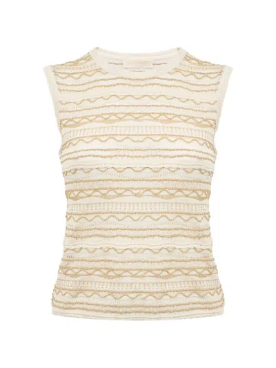 Ulla Johnson Alisa Sleeveless Top In Neutral