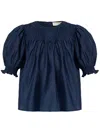 Ulla Johnson Alita Blouse In Blue