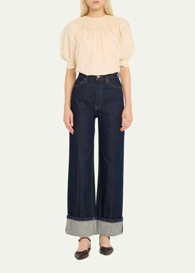 Ulla Johnson Alita Top In Cowrie In Multi