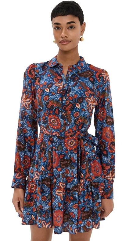 Ulla Johnson Aliya Dress In Clemantis In Clematis