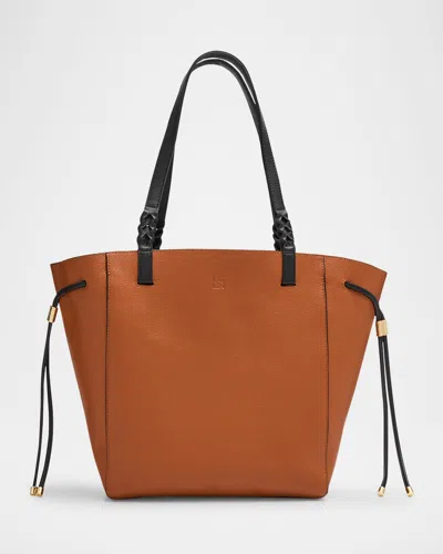 Ulla Johnson Alma Bicolor Leather Tote Bag In Sierra