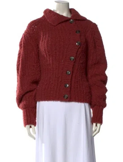 Pre-owned Ulla Johnson Alpaca Mock Neck Sweater In Neutral