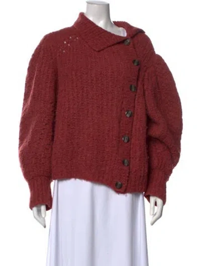 Pre-owned Ulla Johnson Alpaca Sweater In Red