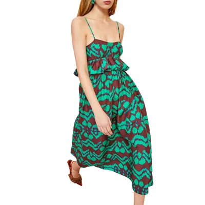 Ulla Johnson Amaliya Dress In Malachite In Multi
