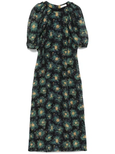 Ulla Johnson Amandine Midi Dress In Blue