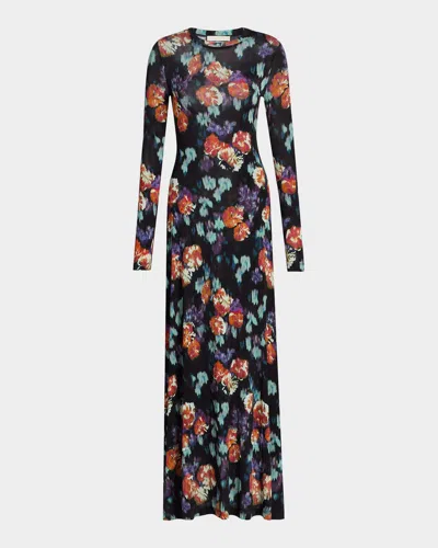Ulla Johnson ​amari Floral A-line Maxi Dress In Nocturne