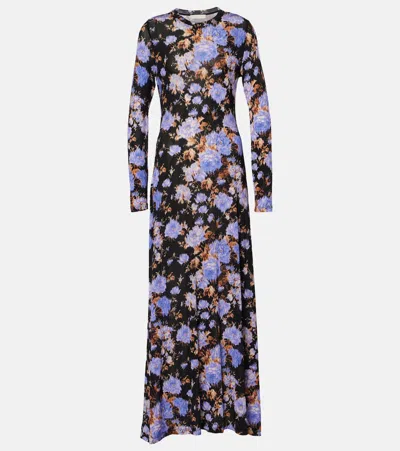 ULLA JOHNSON AMARI FLORAL MAXI DRESS