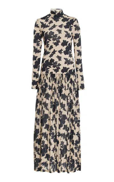 Ulla Johnson Amaya Jersey Maxi Dress In Multi