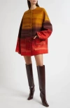 Ulla Johnson Ambrose Wool Melton Coat In Agate In Brown