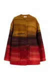Ulla Johnson Ambrose Wool Melton Coat In Multi
