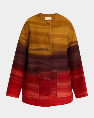 Ulla Johnson Ambrose Wool Meton Coat In Brown