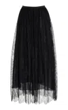 ULLA JOHNSON AMELIE FRENCH CHANTILLY LACE MAXI SKIRT