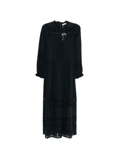 Ulla Johnson Amelie Maxi Dress In Blue