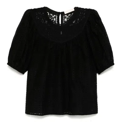 Ulla Johnson Amina Top In Black