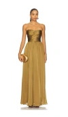 Ulla Johnson Anastasia Gown In Brown