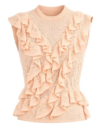 Ulla Johnson Angelica Knit Top In Pink