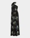 Ulla Johnson Angelique Draped Scarf Gown In Multi