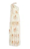 Ulla Johnson Angelique Sash Silk Gown In Multi