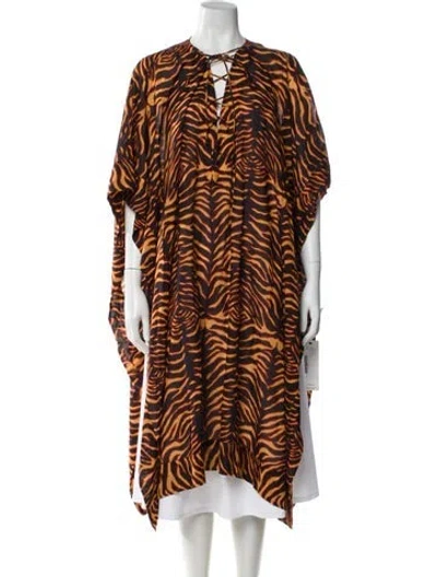 Pre-owned Ulla Johnson Animal Print Jacket In Multi
