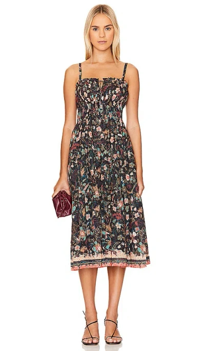 Ulla Johnson Anisa Dress In Obsidian Botanica