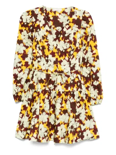 Ulla Johnson Anita Mini Dress In Yellow