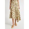 Ulla Johnson Annika High Waist Asymmetric Skirt In Black