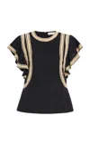 Ulla Johnson Anora Top In Black