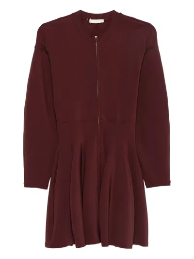 Ulla Johnson Ansel Mini Dress In Burgundy
