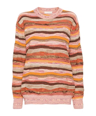 Ulla Johnson Ansel Striped Jumper In Multicolor