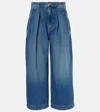 Ulla Johnson The April Jeans Danube Medium Indigo Wash In Blue