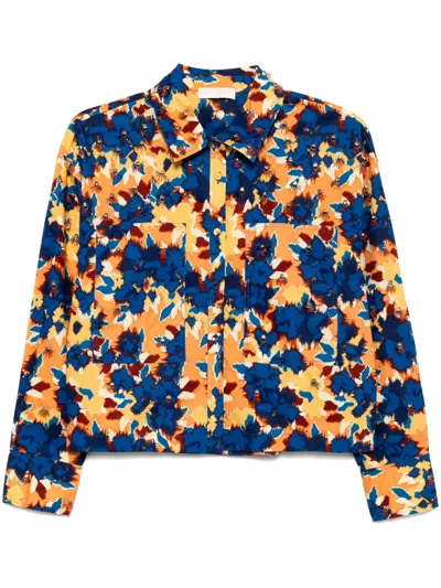 Ulla Johnson Aria Blouse In Blue