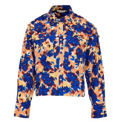 Ulla Johnson Aria Blouse In Blue